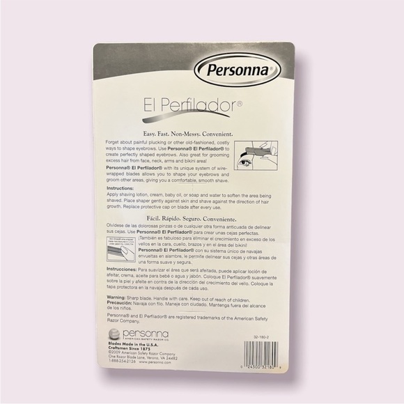 Personna El Perfilador Disposable Shapers (Set of 18) Face, Eyebrow Shavers - Picture 3 of 3